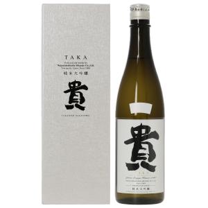 日本酒 地酒 山口 貴(たか) 純米大吟醸 プラチナラベル 永山本家酒造場 箱付 720ml ラッピング済 父の日ギフト