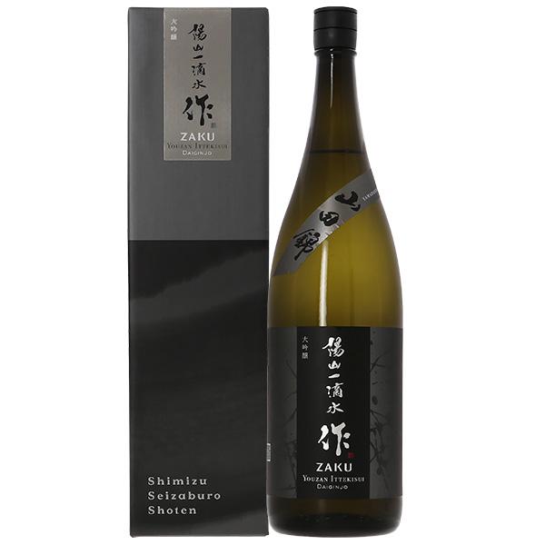 日本酒 地酒 三重 清水清三郎商店 作（ざく） 陽山一滴水 大吟醸 箱付 1800ml 1梱包6本ま...