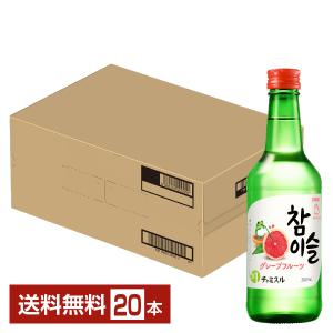 最安値✨チャミスル すもも 360ml x 60本✨ JINRO（眞露） チャミスル すもも 13度 360ml 瓶 20本 1ケース 甲類