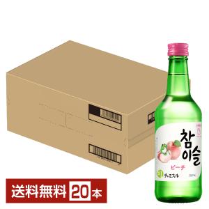 JINRO（眞露） チャミスル すもも 13度 360ml 瓶 20本 1ケース 甲類