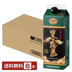 黒霧島紙パック1ケース 黒霧島 芋焼酎 25度 1.8L (1800ml) パック 6本入 1ケース」の