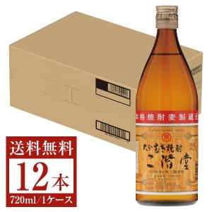 二階堂酒造 むぎ焼酎 二階堂 25度 瓶 720ml 12本 1ケース 麦焼酎 大分｜日本の酒専門店 地酒屋 萬禄