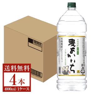 宝酒造 寶 宝焼酎 本格焼酎 よかいち 麦 白麹仕込 25度 ペットボトル 4000ml 4L×4本...