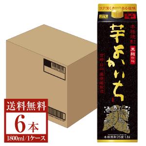 宝酒造 寶 宝焼酎 本格焼酎 よかいち 芋 黒麹仕込 25度 紙パック 1800ml 1.8L×6本 1ケース 芋よかいち 芋焼酎 宮崎｜日本の酒専門店 地酒屋 萬禄