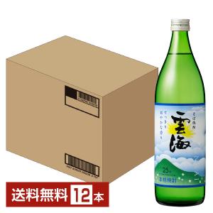 そば雲海 雲海酒造 本格焼酎 25度 紙パック 1.8L（1800ml）6本 1
