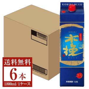 さつま白波 薩摩酒造 芋焼酎 黒白波 25度 パック 1800ml 1.8L×6