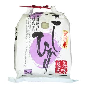 武川米 米5kg コシヒカリ 山梨県産 武川米 令和5年産 【米麺・玄米麺加工対応】｜manryo