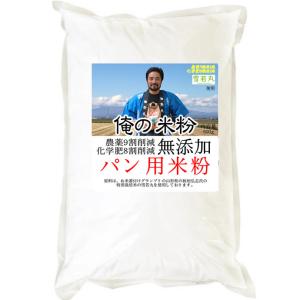 俺の米粉 農薬9割削減 化学肥8割減 無添加 パン用 米粉