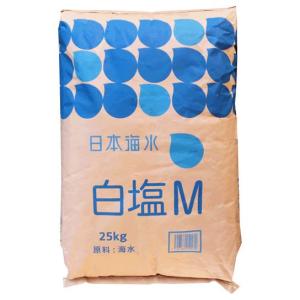 塩 業務用 日本海水 並塩 25kg (讃岐工場) : 岡坂商店-うどん二番.com