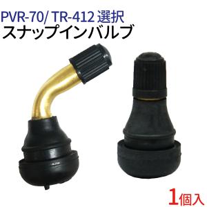 エアバルブ PVR70 Cキャップ / TR-412 Cキャップ 1個 チューブレスバルブ