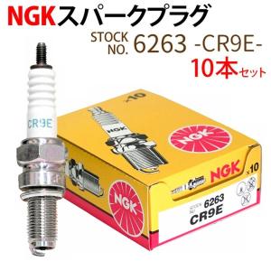 NGK スパークプラグ CR9E ネジ 6263 10本セット バイク プラグ 点火プラグ バリオス...