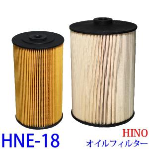 日野プロフィア E13C エンジンオイルエレメント 3個セット 日野自動車 オイルエレメントセット（オイルフィルター）日野