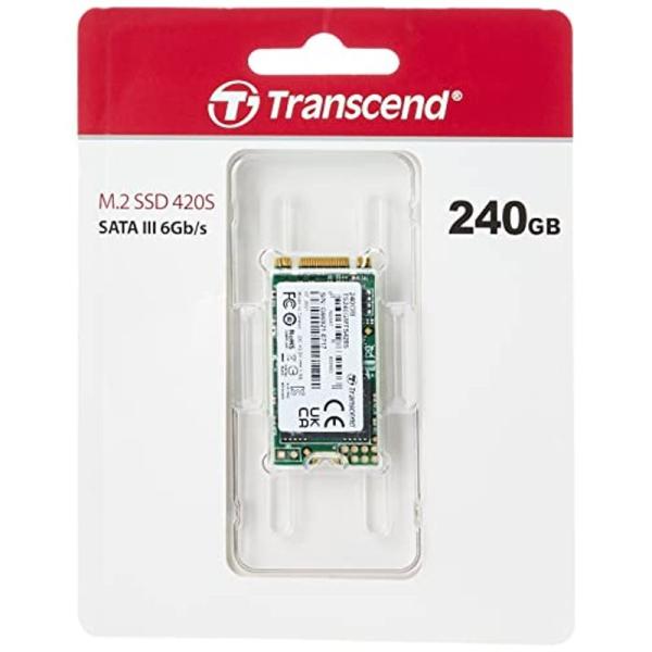 Transcend 3D TLC NAND採用 SSD 240GB M.2 2242 SATA-II...
