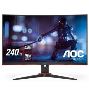 AOC ゲーミング モニター ディスプレイ C27G2ZE/11 (27インチ/ワイド/曲面/ 240Hz/0.5ms/VA 1500R/F