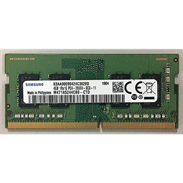 サムスン PC4-21300 DDR4-2666 4GB ノートPC用メモリ 260pin SO-D...