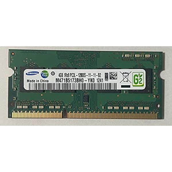サムスン純正 PC3-12800(DDR3-1600) SO-DIMM 4GB ノートPC用メモリ ...