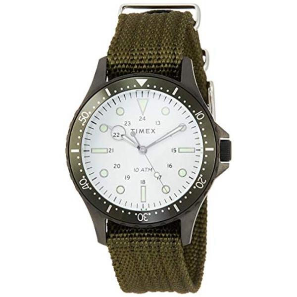 TIMEX ネイビーXL TW2T75500 メンズ ブラウン 腕時計