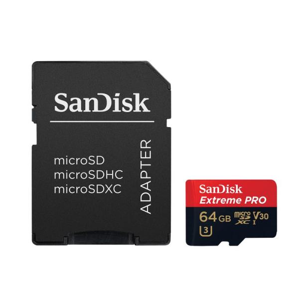 64GB SanDisk サンディスク Extreme Pro microSDXCカード UHS-I...