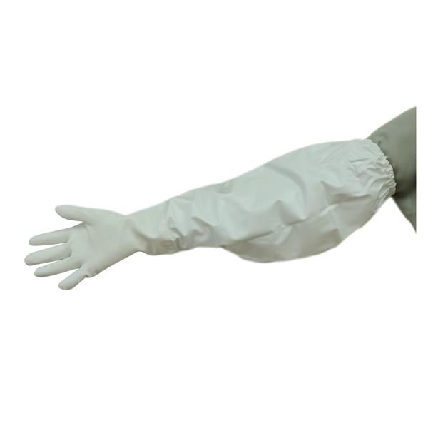 スーパーソフトRロング Lサイズ 5双 防水手袋 作業用グローブ ポリ塩化ビニール手袋