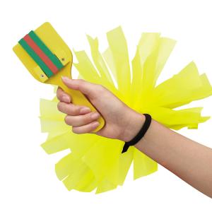 ハンドフリーチアポンポン パステルイエロー 子...の詳細画像1