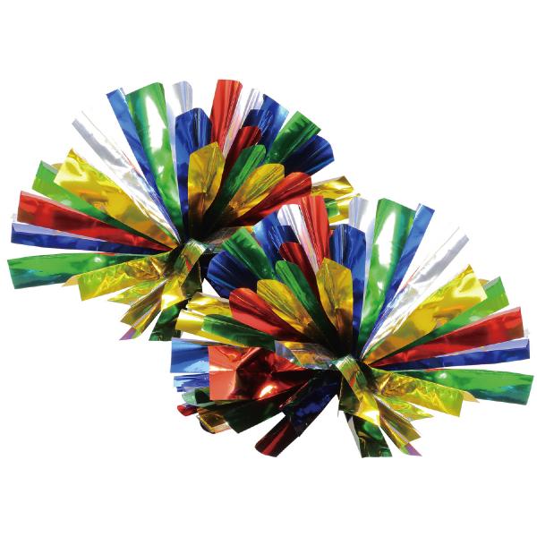 らくらくチアポンポン レインボー 子供用衣装 イベント用品 アーテック