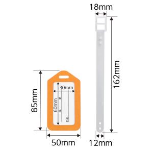 ネームタグ オレンジ 教育教材用品 知育玩具 ...の詳細画像5