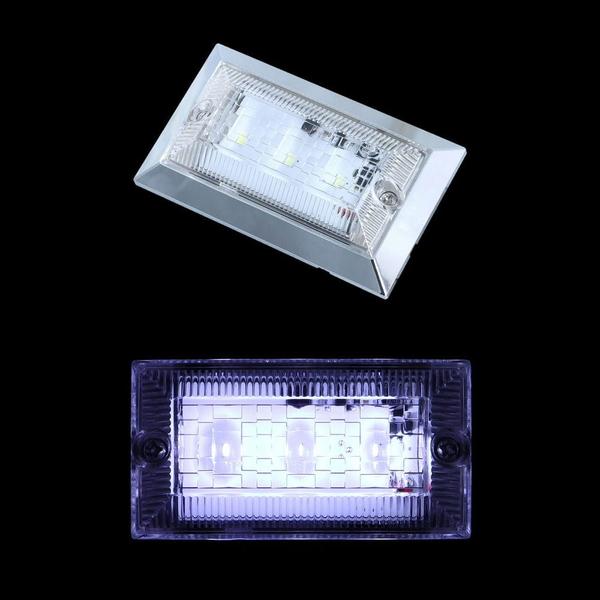 ハイパワーフラットマーカーランプNEO クリアレンズ ホワイト 534504 トラック用品 ランプ・...