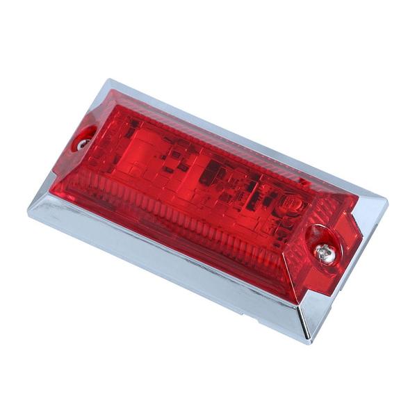 ハイパワーミニフラットマーカーランプNEO レッド/レッド 534556 トラック用品 ランプ・電飾...