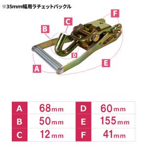 2本セット売 タイヤ固縛用ベルトシステム1.5...の詳細画像1