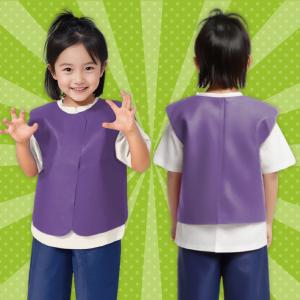 衣装ベース ベスト Jサイズ 紫 子供用衣装 ...の詳細画像2