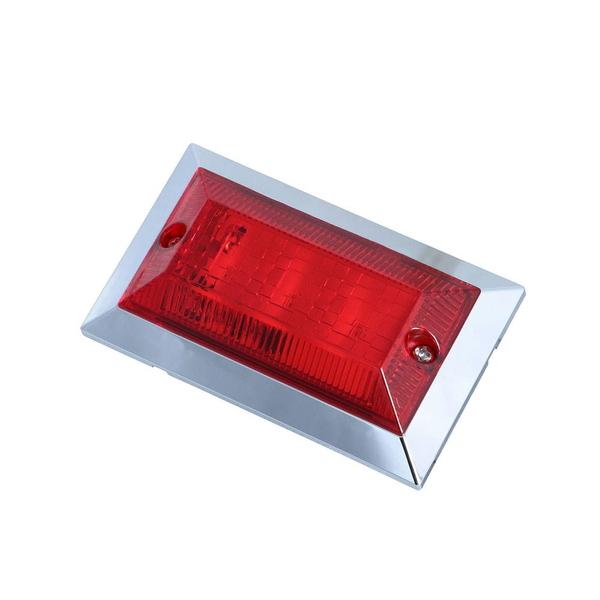 ハイパワーフラットマーカーランプNEO カラーレンズ レッド 534516 トラック用品 ランプ・電...