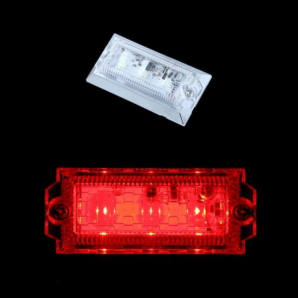 ハイパワーミニフラットマーカーランプNEO クリア/レッド 534546 トラック用品 ランプ・電飾...