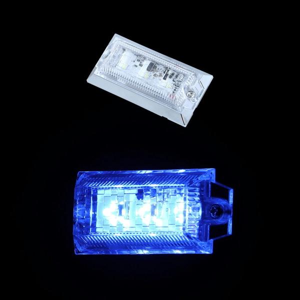 ハイパワーミニフラットマーカーランプNEO クリア/アイスブルー 534547 トラック用品 ランプ...