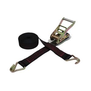ラッシングベルト黒 WJフック3ton 幅50mm 長さ0.5+5m ベルト荷締め機