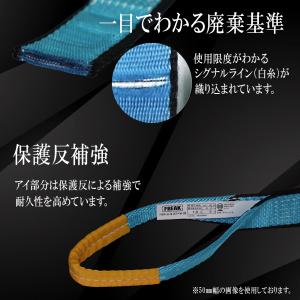 スリングベルト JIS3E型800kg 幅25...の詳細画像2