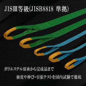 スリングベルト JIS3E型800kg 幅25...の詳細画像4