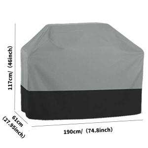 【互換品】210D 屋外バーベキューカバー防塵...の詳細画像2