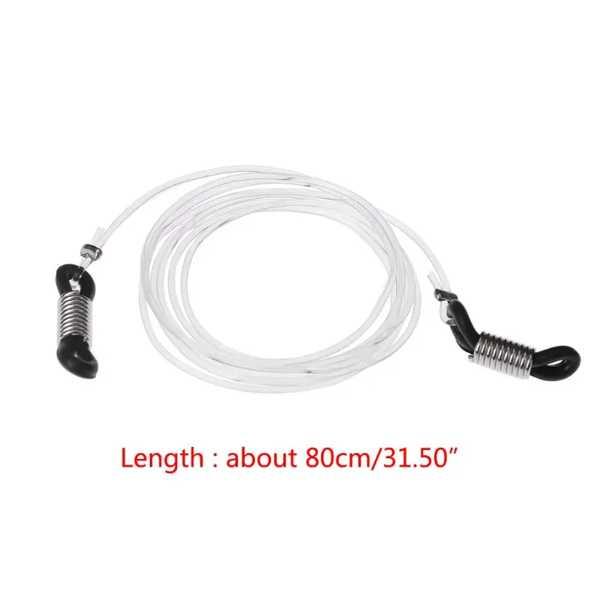 【互換品】滑り止め 透明 眼鏡ストラップ 伸縮性 あるネックストラップ アウトドアスポーツ用 サング...