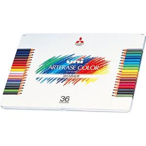 三菱鉛筆 消せる色鉛筆 ユニアーテレーズカラー 36色 UAC36C｜mantendo0