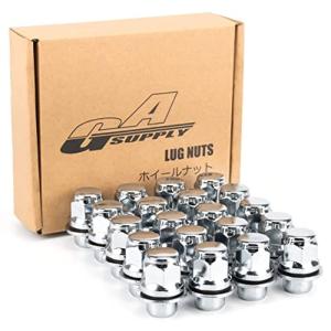 GAsupply トヨタ「純正タイプ」 5穴アルミホイール用ナット37mmショート M12 P1.5 レーシングナット 平面座 スチール製