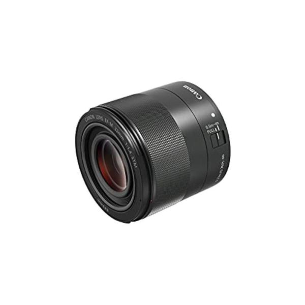 Canon 単焦点レンズ EF-M32mm F1.4 STM ミラーレス一眼対応 ブラック 全長56...