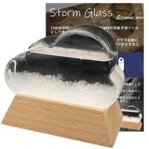 TumugiMart ストームグラス クラウド stormglass サイエンス オブジェ 晴雨予報 天気予報 グラス 雲 おしゃれ インテ