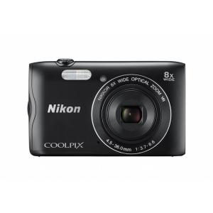 Nikon デジタルカメラ COOLPIX A300 光学8倍ズーム 2005万画素 ブラック A300BK｜mantendo0