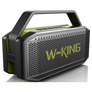 Bluetooth スピーカー、W-KING 60W RMS(80W ピーク)大音量 ポータブル ブルートゥース スピーカー IPX6防水｜mantendo0