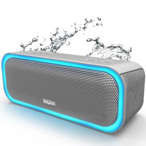 DOSS SoundBox Pro Bluetooth?スピーカー20W イルミネーション機能 20時間再生 IPX6防水 パッシブラジエー｜mantendo0