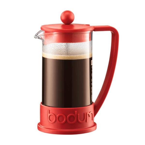 BODUM ボダム BRAZIL ブラジル フレンチプレス コーヒーメーカー 1L レッド 正規品 ...