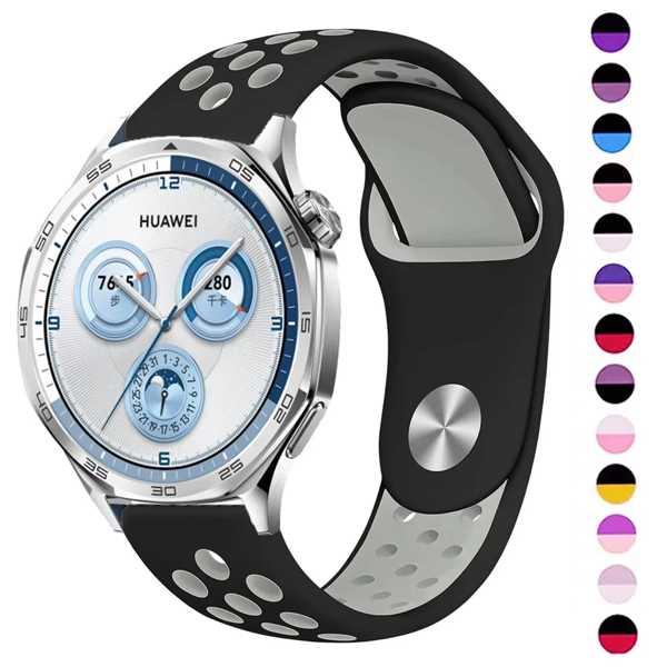 【互換品】シリコンバンド Huawei 社 GT5/5 プロ 46 ミリメートルストラップ 22 ミ...