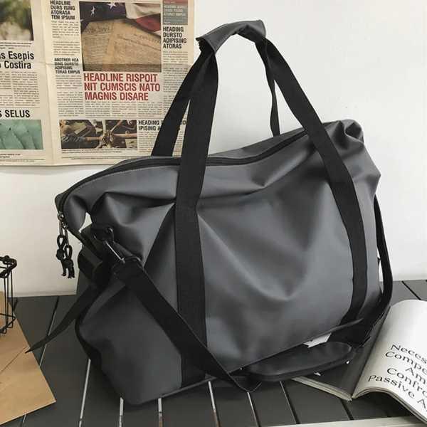 【互換品】ハンドヘルドトラベルバッグ 大容量スポーツおよびフィットネスバッグ 軽量 収納 荷物バッグ...