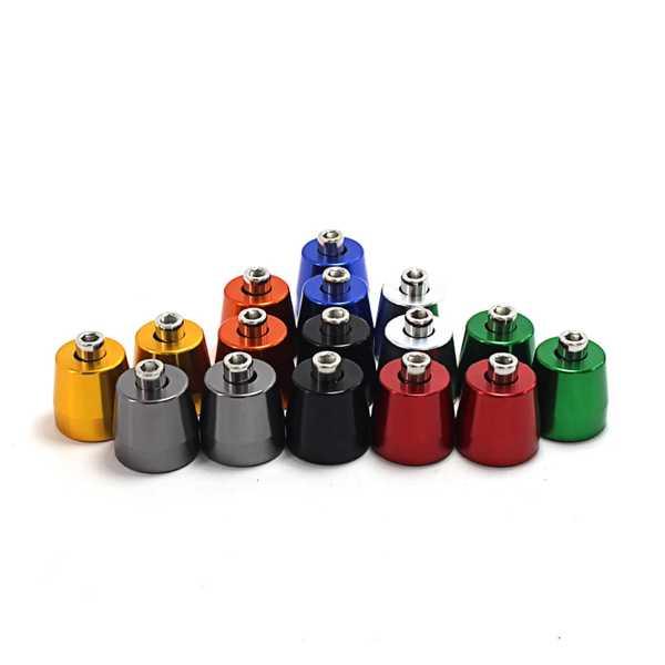 【互換品】CNCモーターサイクルハンドルバー用 アクセサリー  ハンドルバーグリップ エンド カワサ...
