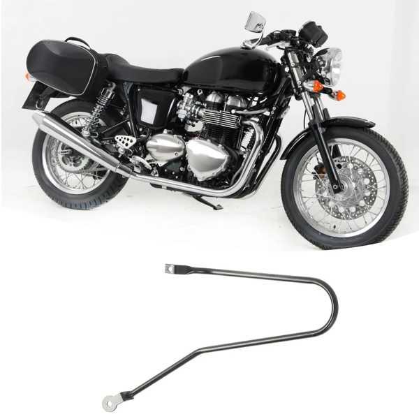 【互換品】オートバイサドルバッグブラケットサポートサイドラゲッジホルダーはトライアンフボンネビルオー